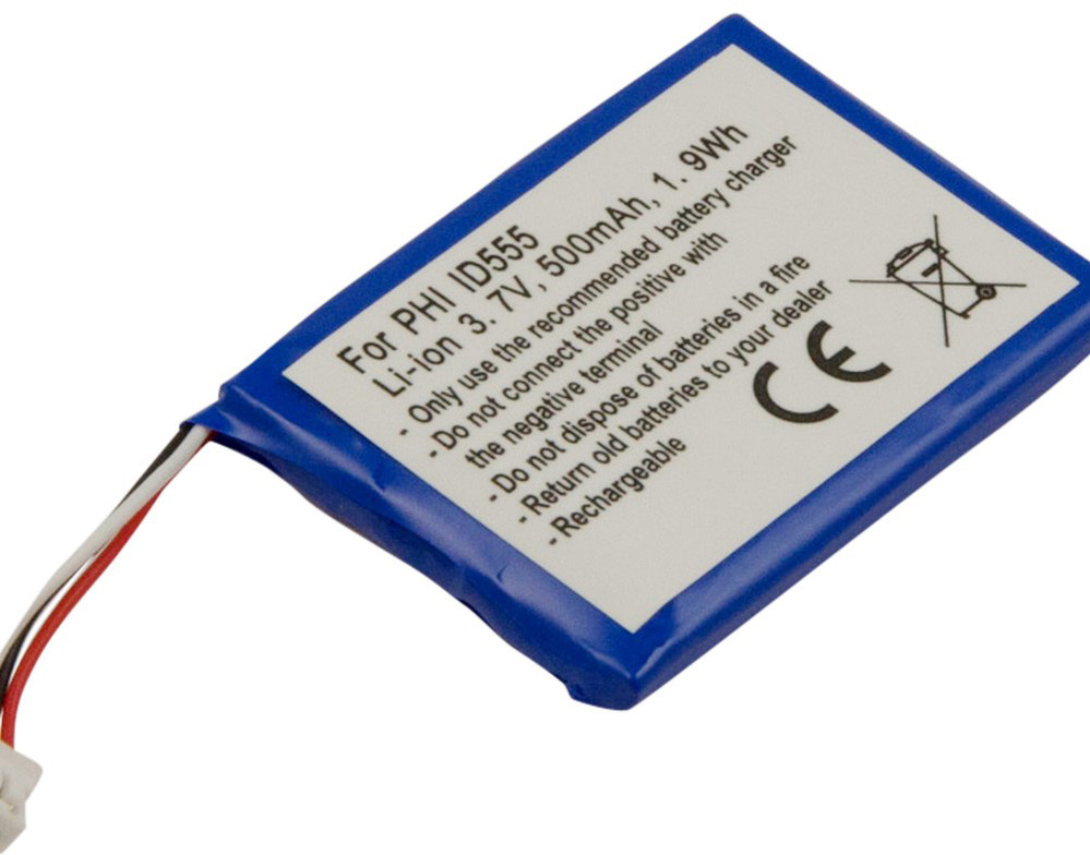 Bateria Compatível ID555 3,7V PHI (500mAh)
