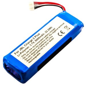 Bateria Compat?vel Charge 2 Plus JBL (6000mAh)