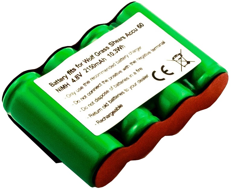 Bateria Compatível Grass Shears Accu 60, Rasenschere Accu 60 Wolf (2150 mAh)
