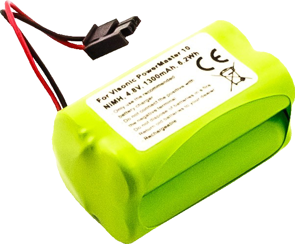 Bateria Compatível 99-301712, GP130AAM4YMX, GP230AAH4YMX Visonic (1300mAh)