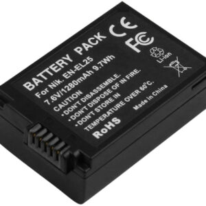 Bateria Compatível EN-EL25 7,6V Nikon (1280mAh)