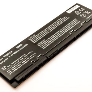 Bateria Compatível 0W57CV, 451-BBFW, 451-BBFX, GVD76, HJ8KP, J31N7, etc Dell (6000mAh)