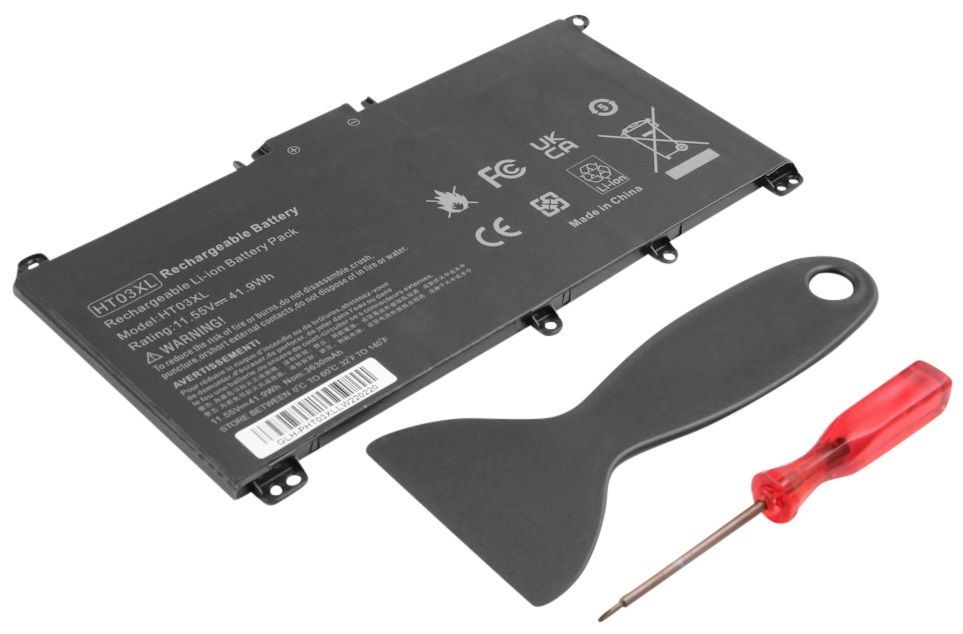 Bateria Compatível HP EliteBook 240 G7, 255 G7, HT03XL 11,55V (3620mAh)