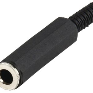 Ficha Jack 6,3mm Fêmea Stéreo