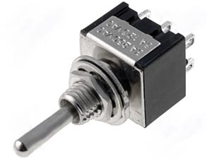 Interruptor Mini Alavanca ON-OFF-ON 3A