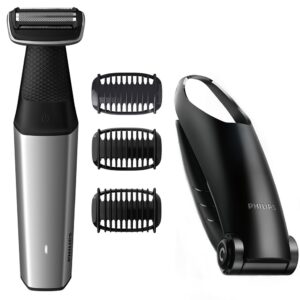 Aparador Corporal Bodygroom Series 5000 BG5021/15 (Preto/Prateado) - PHILIPS