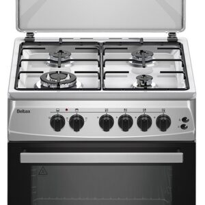 Fogão a Gás 4 Bocas + Forno a Gás (Inox) - BELTAX