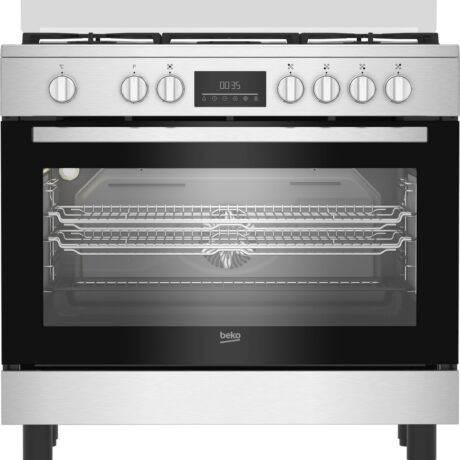 Fogão a Gás BGM11226EX 5 Bocas + Forno Elétrico 111L 2900W (Inox) - BEKO
