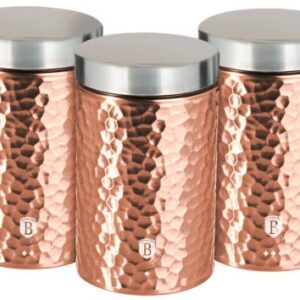 Conjunto de 3 Recipientes Cozinha (Rose Gold) - BERLINGER HAUS