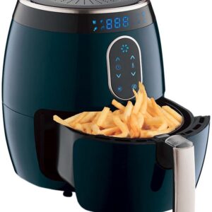 Fritadeira Air Fryer 1350W (Metallic Line Aquamarine Edition) - BERLINGER HAUS