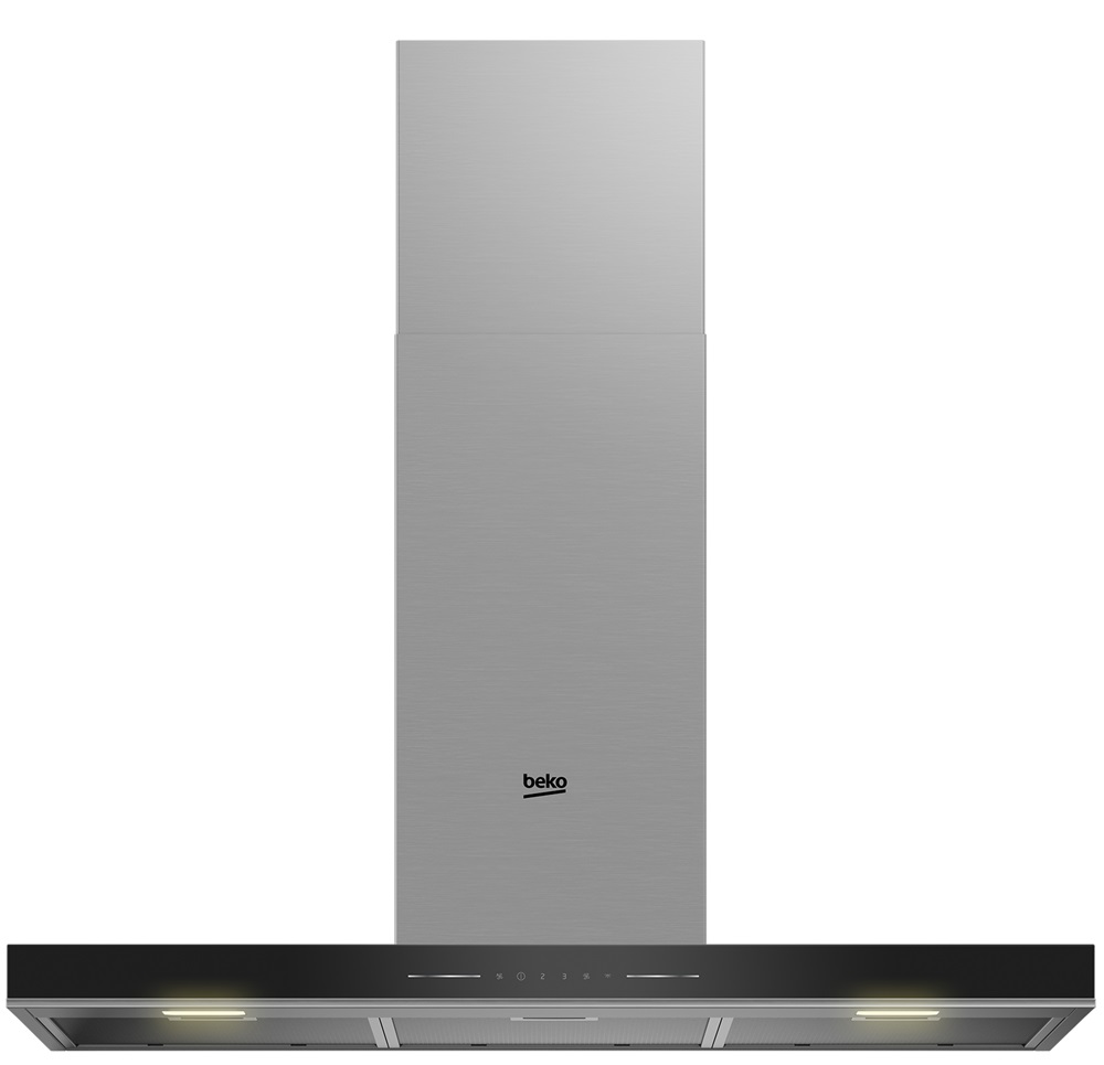 Exaustor Chaminé BHCB96641BBHS 430m³/h (Preto) - BEKO
