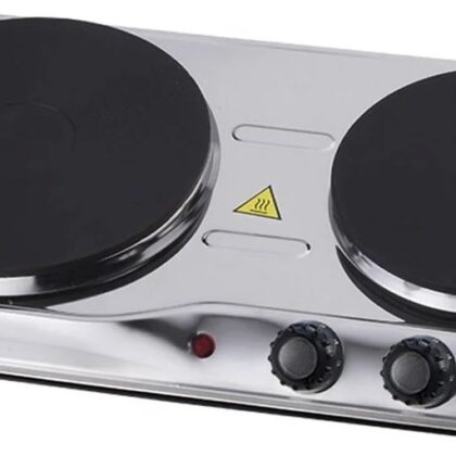 Fogão Elétrico Portátil 2500W 2 Bicos (Inox) - BELTAX