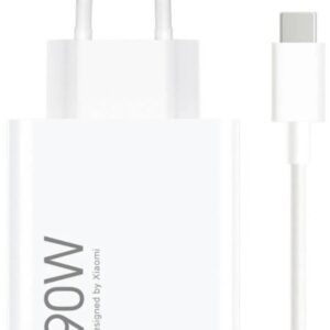 Carregador USB-A HyperCharge Combo de 90W (Branco) - XIAOMI