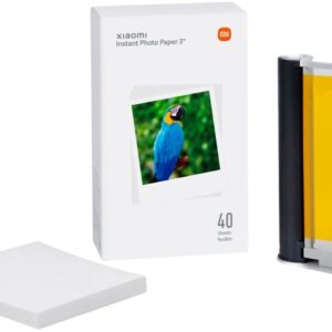Papel Fotográfico 3 p/ Impressora Xiaomi Instant Photo 1S (40 Unidades) - XIAOMI