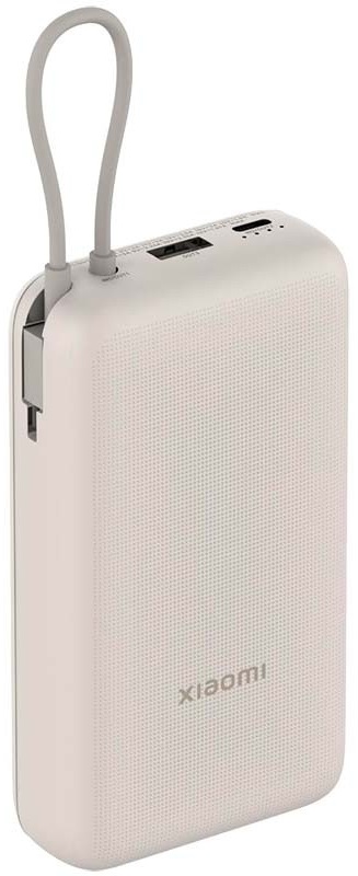PowerBank 20000mAh (1 x USB-A + 1 x USB-C) 33W c/ Cabo Integrado USB-C - XIAOMI