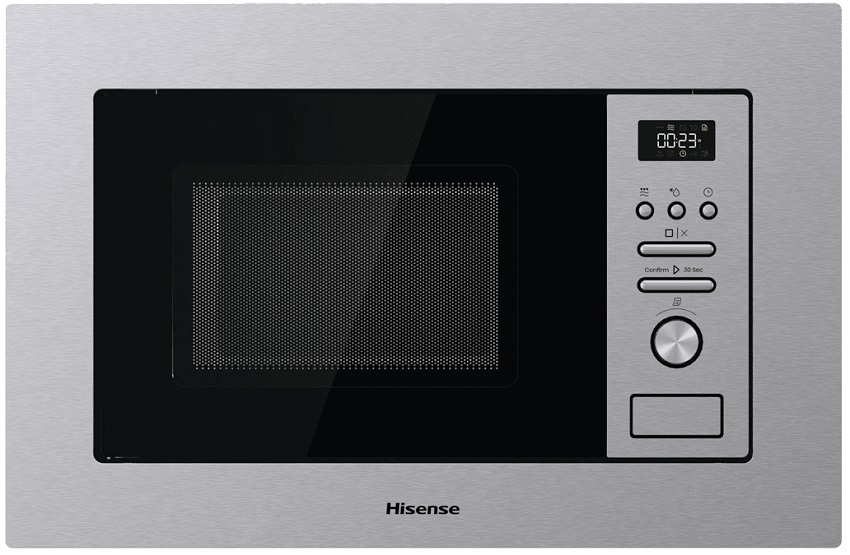 Microondas de Encastre c/ Grill BIM320G41X 20L 800W (Inox) - HISENSE