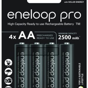 Blister 4 Pilhas Recarreg. AA 1,2V 2500mAh eneloop Pro - PANASONIC
