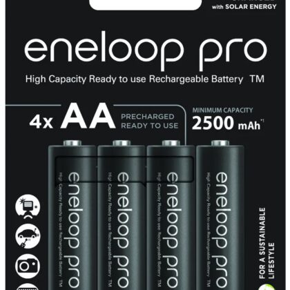 Blister 4 Pilhas Recarreg. AA 1,2V 2500mAh eneloop Pro - PANASONIC