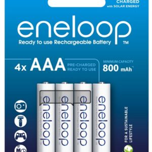 Blister 4x Pilhas Recarreg?veis AAA 1,2V 800mAh eneloop - PANASONIC