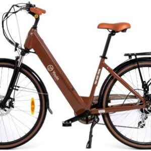 Bicicleta Elétrica You Ride Viena 250W (Castanho) - YOUIN
