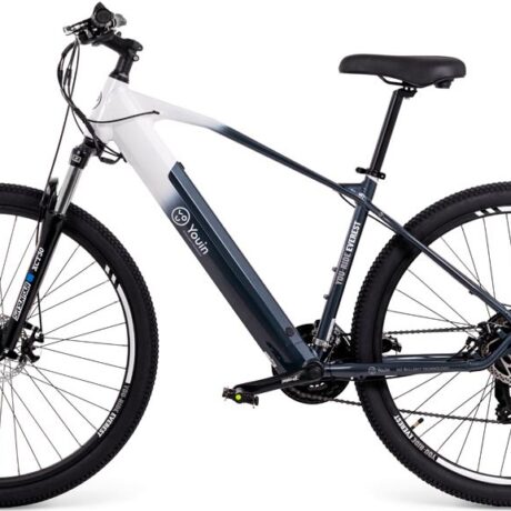 Bicicleta Elétrica You-Ride Everest 250W (Branco/Preto) - YOUIN