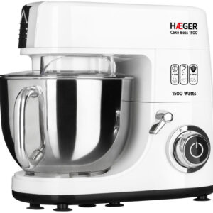 Batedeira Cake Boss 1500W c/ Ta?a (Inox) - HAEGER