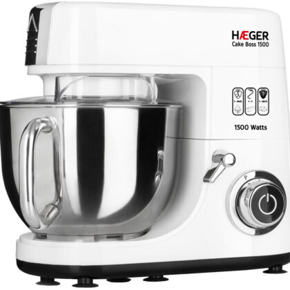 Batedeira Cake Boss 1500W c/ Taça (Inox) - HAEGER