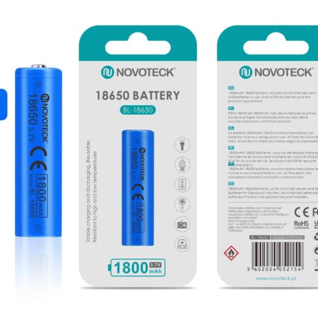 Bateria 18650 Recarregável 1800mAh 3,7V BL-18650 – Ponta plano