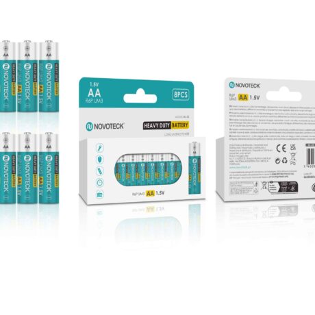Pilhas AA Heavy Duty R6P UM3 1,5V 8PCS – BL-22 Uso em Brinquedos
