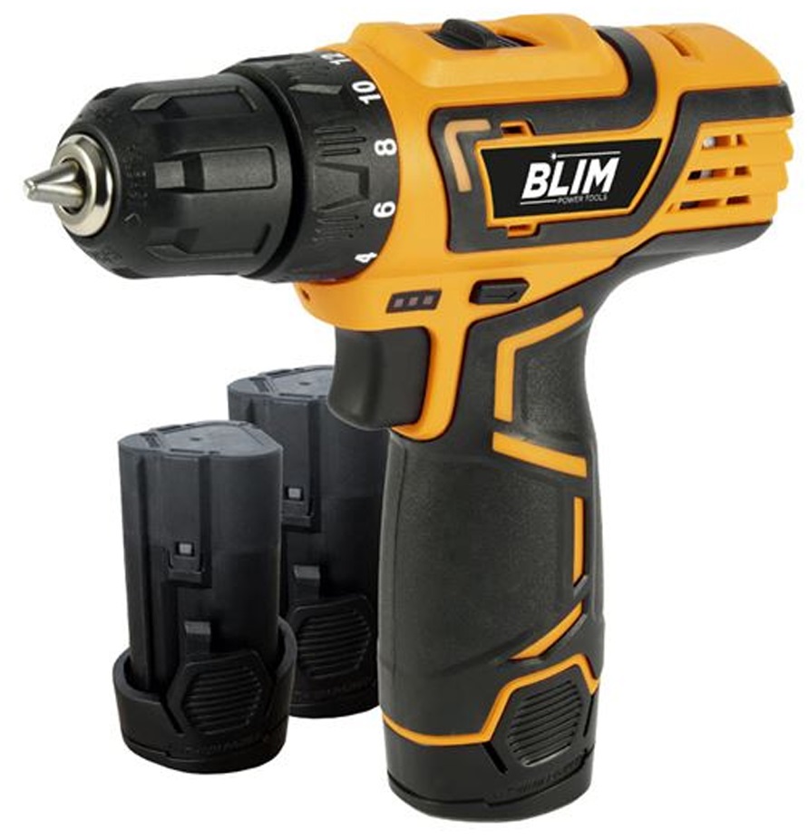 Berbequim Elétrico 12V c/ 2 Bateria 2Ah - BLIM