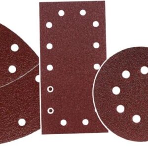 Pack 9x Lixas GR120 Velcro p/ Lixadora BL0151 - BLIM