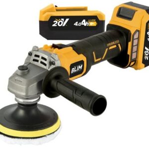 Rebarbadora 115mm + Kit de Polimento s/ Fios 20V c/ 2 Baterias 4Ah - BLIM
