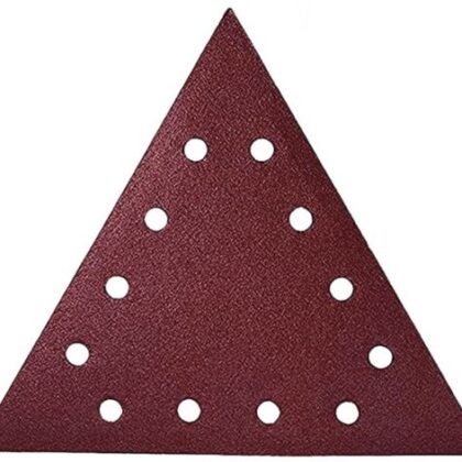 Pack 5x Lixas Triangulares GR120 Velcro p/ Lixadora BL0223 - BLIM