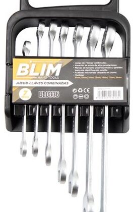 Pack 7x Chaves de Bocas Combinadas - BLIM