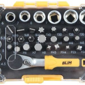Pack Chave Roquete 1/4 c/ 36 Bits - BLIM
