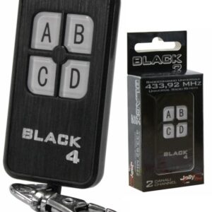 Comando Garagem 4 Canais 433,92Mhz (BLACK 4) - JOLLY LINE