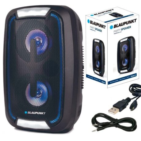 Coluna Portátil BLP3923 Bluetooth 10W 4.1 c/ Leds (Preto) - BLAUPUNKT