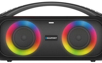 Coluna Portátil Bluetooth RGB 30W (Preto) - BLAUPUNKT