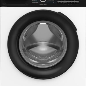 Máquina de Lavar Roupa EnergySpin SteamCure BM3WFU41041W 10Kg 1400RPM (Branco/Preto) - BEKO