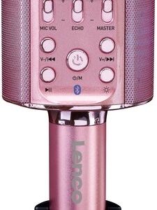 Microfone s/ Fios + Coluna Bluetooth BMC 090 (Rosa) - LENCO