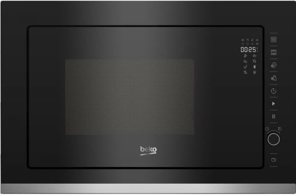 Microondas Encastre 900W 25L c/ Grill (Inox) - BEKO
