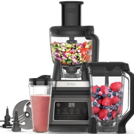 Liquidificadora 3-EM-1 0.7L 1200W (Preto/Cinzento) - NINJA