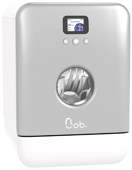 Mini Máquina de Lavar Loiça Compacta Bob (Cinza) - DAAN TECH