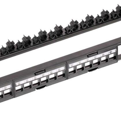 Painel de Conexões 19 1U RJ45 (Preto) - NIMO