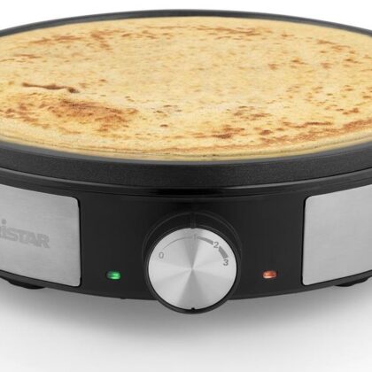 Máquina de Crepes 30cm 1200W (Inox) - TRISTAR