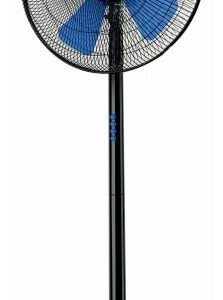 Ventoinha de Pé 5 Aspas c/ Base Redonda 45W Preto (40cm) - BLAUPUNKT