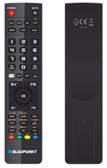 Comando Universal Dedicado p/ TVs LCD SAMSUNG - BLAUPUNKT