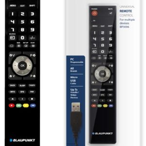 Comando TV/SAT/TDT/DVD/VCR 4:1 Program?vel p/ PC - BLAUPUNKT