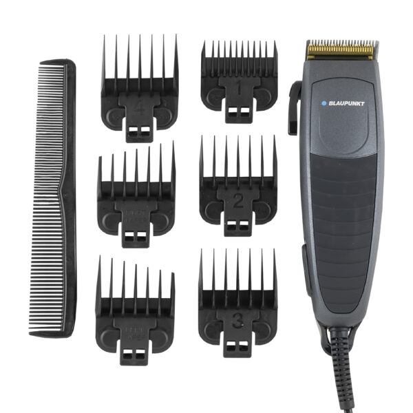 Aparador de Cabelo Titânio (Motor AC) c/ 6 Pentes - BLAUPUNKT