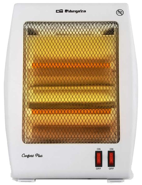 Aquecedor de Quartzo 800W (2 Barras) - ORBEGOZO